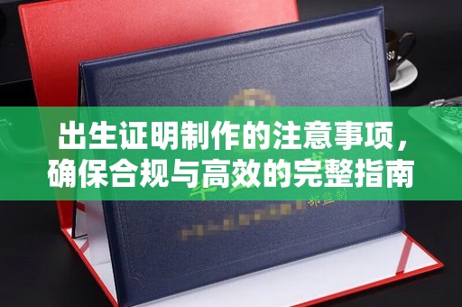 相城出生证明制作的注意事项，确保合规与高效的完整指南