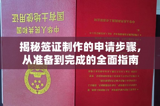相城揭秘签证制作的申请步骤，从准备到完成的全面指南